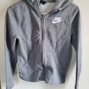 Nike Heather Gray Fleece Hoodie